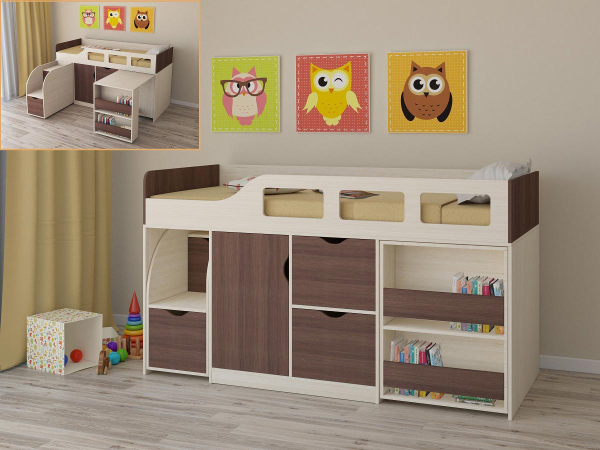 Купить кровать-чердак астра 8 - 24 500 руб.