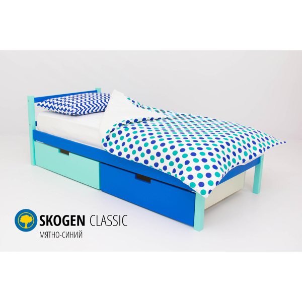Купить кровать svogen classic мятно-синий - 7 890 руб.