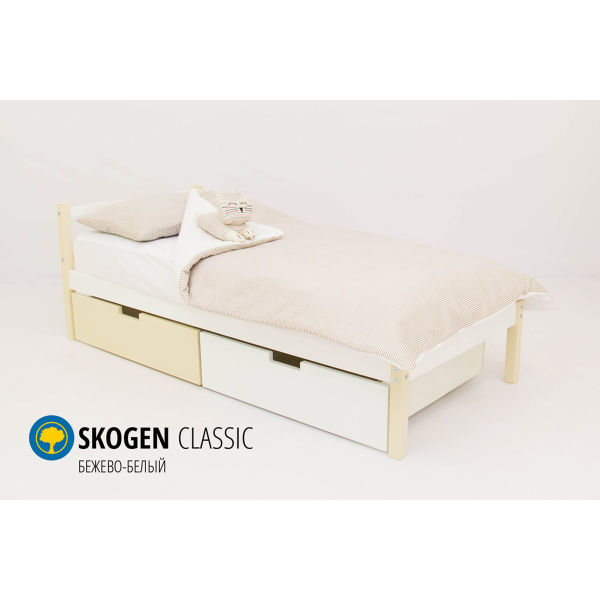Купить кровать svogen classic бежево-белый - 7 890 руб.