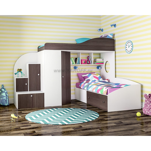 Купить кровать двухъярусная кадет 2 - 40 850 руб.
