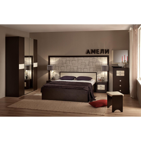 Купить спальня амели компоновка 1 (венге) - 64 757 руб.