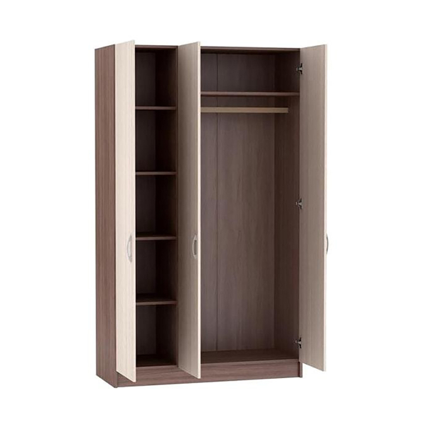 Купить шкаф трехстворчатый бася шк-554 - 12 113 ₽
