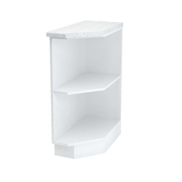 Купить шкаф напольный открытый торцевой алина шнпу 300 б/ст - 1 716 ₽