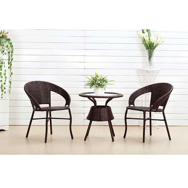 Купить комплект садовый bistro wicker (стол + 2 кресла) tb885+f60 - 13 169 ₽