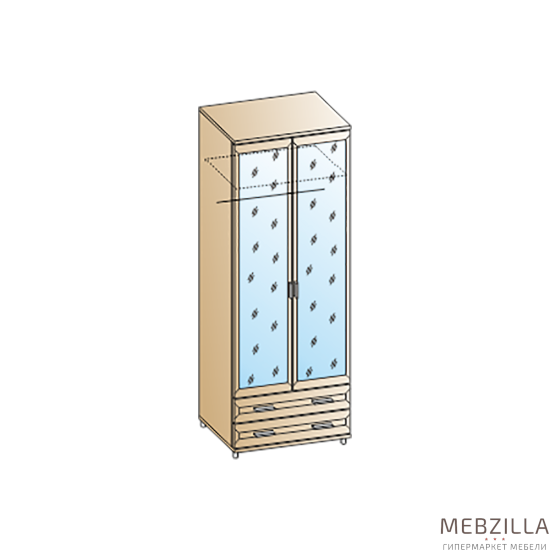 Купить шкаф мелисса шк-2807 - 30 318 ₽