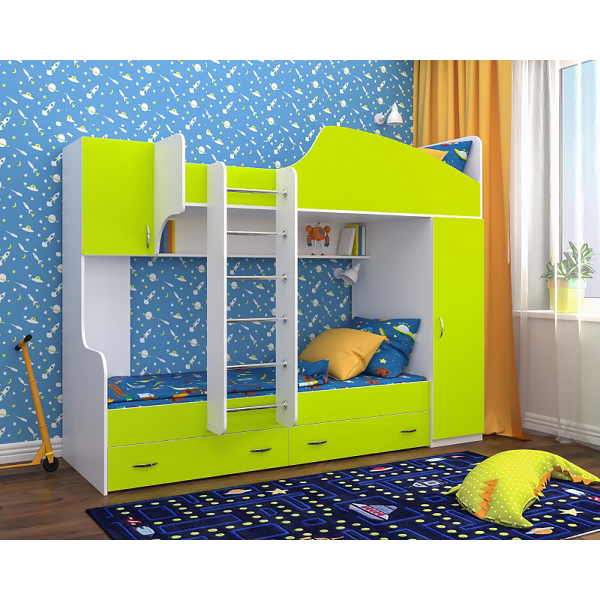 Купить кровать двухъярусная юниор 2 - 34 650 ₽