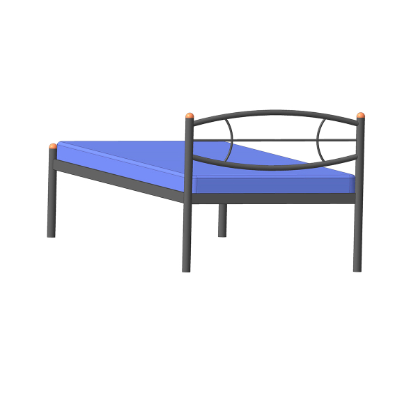 Купить кровать металлическая аура - 11 454 руб.