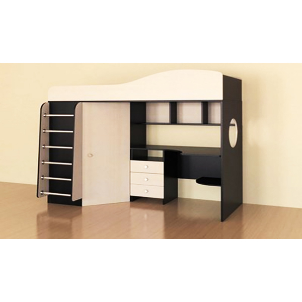 Купить кровать-чердак кадет 1 с металлической лестницей - 31 100 руб.