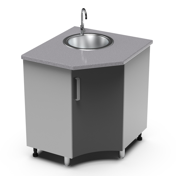 Купить угловая мойка 850х850 угол радиусный танго умр - 10 377 руб.