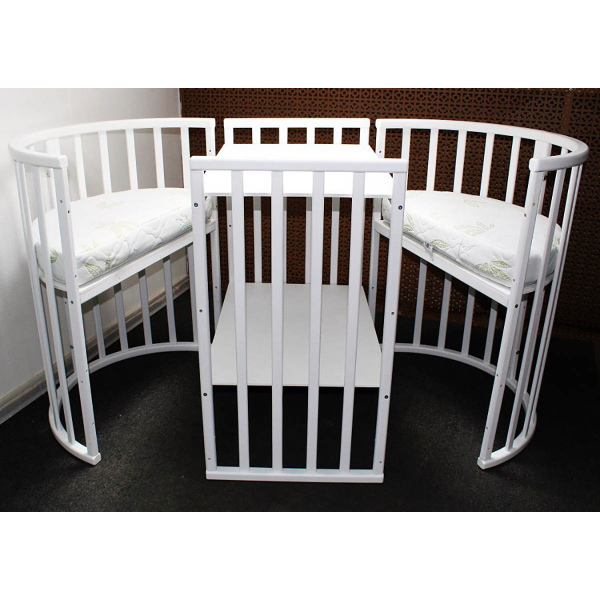 Купить круглая-овальная кроватка jacomo dia 7 в 1 - 11 500 ₽