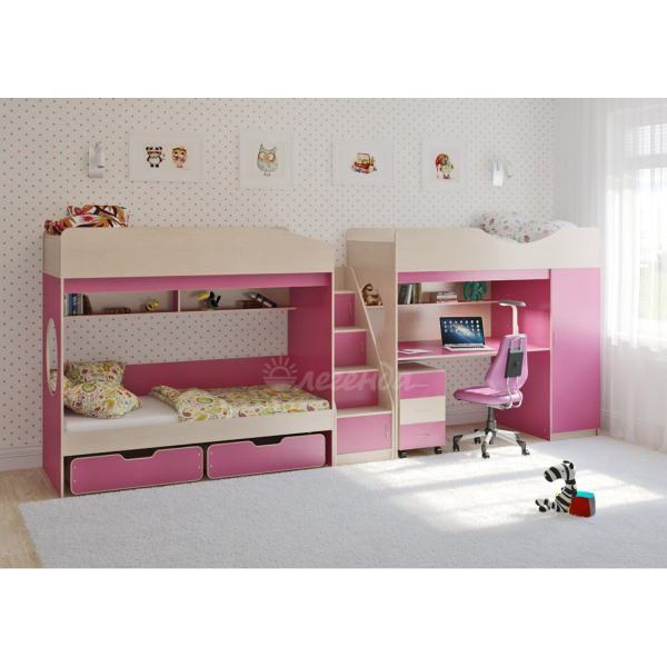 Купить кровать трехъярусная легенда 10.6 - 51 430 ₽