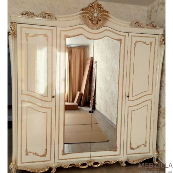 Купить шкаф четырехдверный с зеркалами джоконда - 61 545 руб.