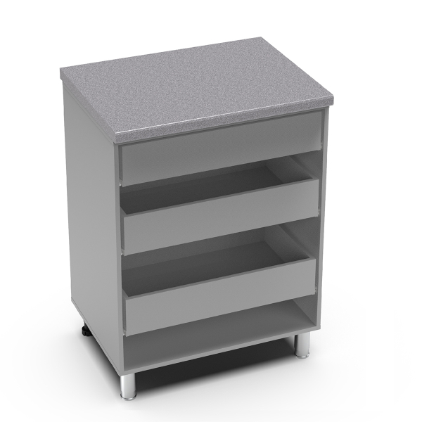 Купить рабочий стол 600 горизонтальный с 3 ящиками танго 6рг3 - 9 386 ₽