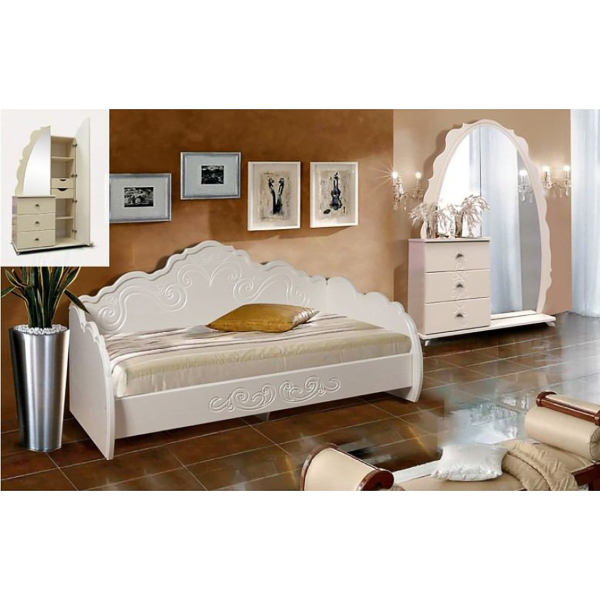 Купить шкаф комбинированный жемчужина с зеркалом кмк 0380.12 - 40 313 руб.