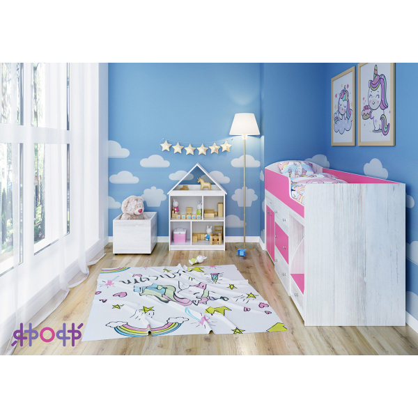 Купить стеллаж домик для кукол - 3 140 ₽