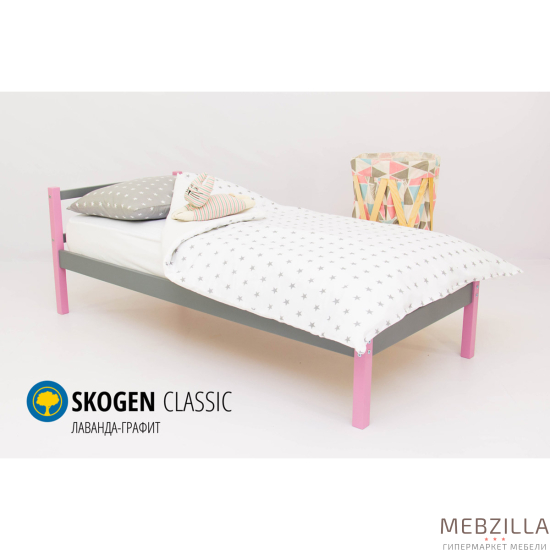 Купить кровать svogen classic лаванда-графит - 7 890 руб.