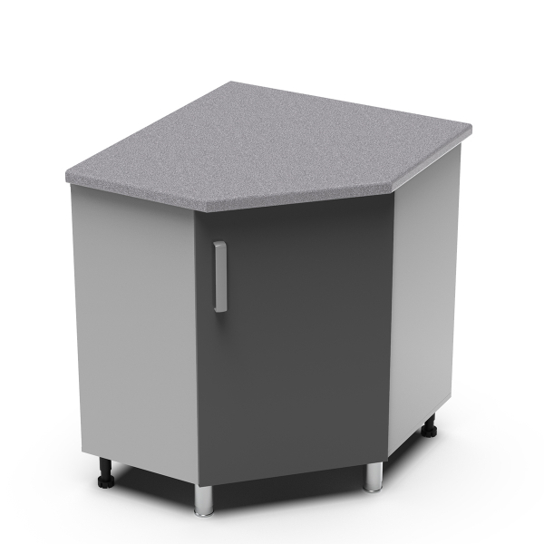 Купить угловой рабочий стол 850х850 угол скос танго ур - 4 953 руб.