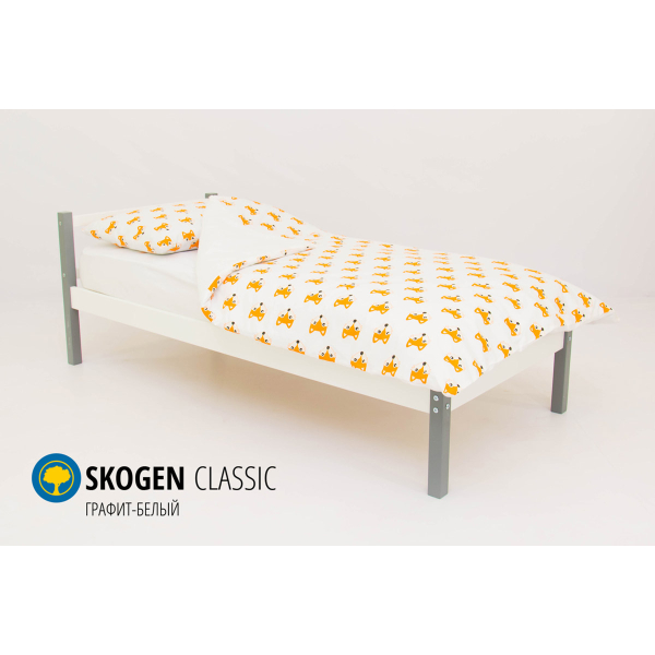 Купить кровать svogen classic графит-белый - 7 890 руб.