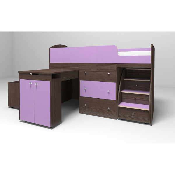 Купить кровать-чердак 800х1800 малыш - 28 290 руб.