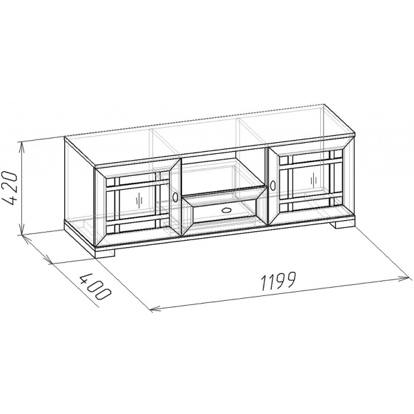 Купить тумба тв 3 sherlock - 6 819 ₽