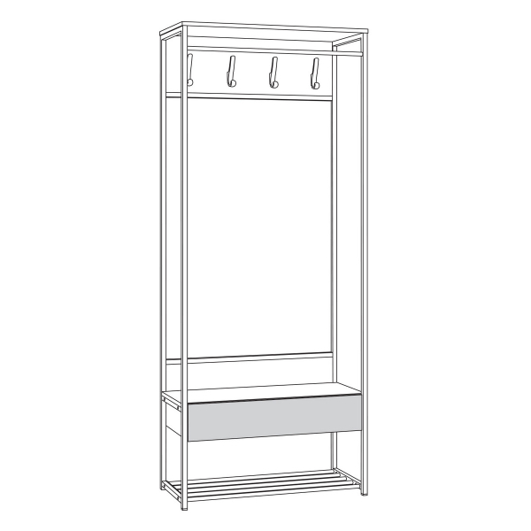 Купить прихожая 15.120 n трувор - 11 671 руб.