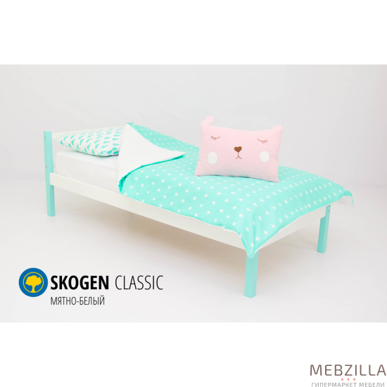 Купить кровать svogen classic мятно-белый - 7 890 руб.