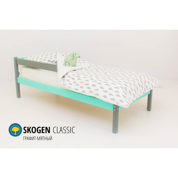 Купить кровать svogen classic графит-мятный - 7 890 руб.