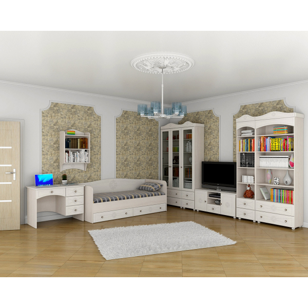 Купить шкаф книжный онега шк-37 - 24 928 ₽