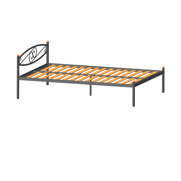 Купить кровать металлическая волна - 16 274 руб.