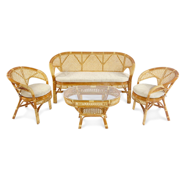 Купить комплект кофейный пеланги (стол + 2 кресла + трехместный диван) 02/15-3 - 52 561 руб.