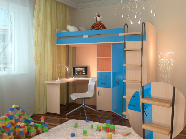 Купить кровать-чердак m-85 - 27 800 руб.