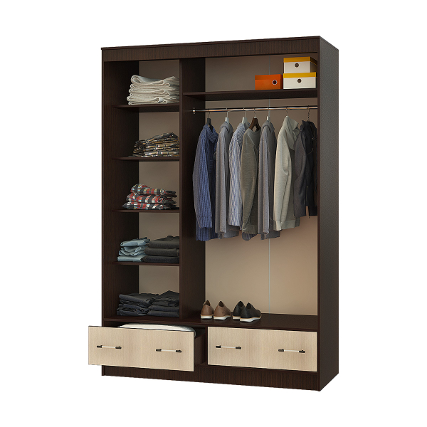 Купить шкаф-купе трехдверный модерн 2 - 20 708 руб.