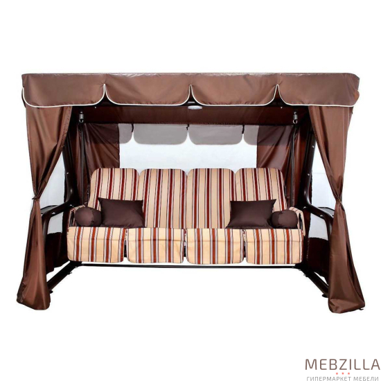 Купить качели садовые эдем прямая крыша - 51 580 ₽