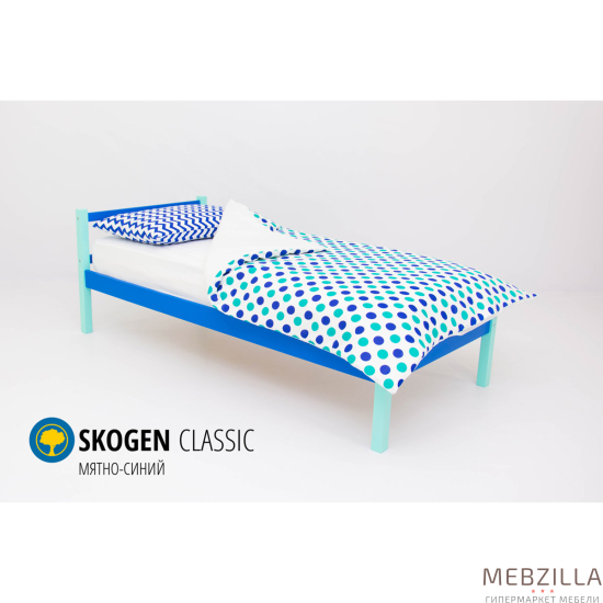 Купить кровать svogen classic мятно-синий - 7 890 руб.