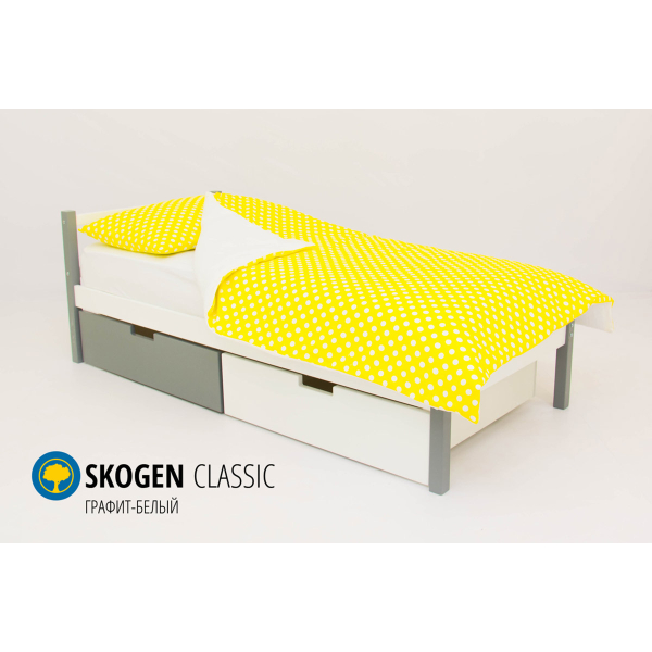 Купить кровать svogen classic графит-белый - 7 890 руб.