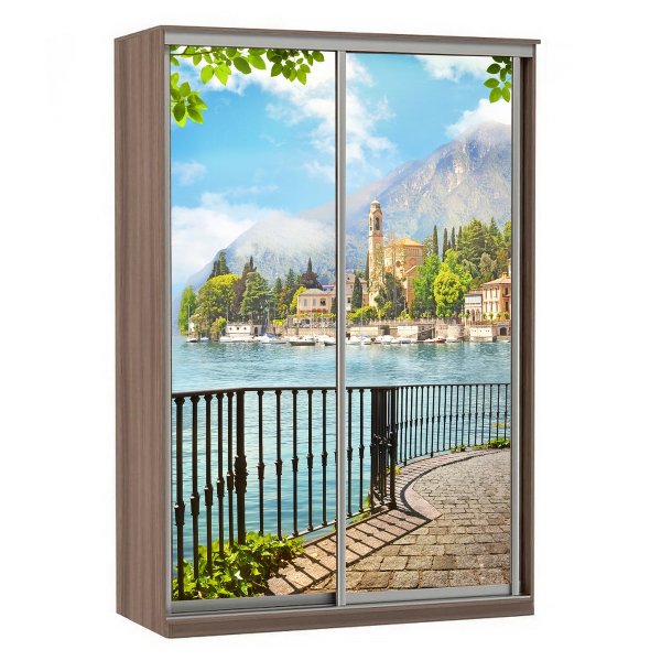 Купить шкаф-купе модерн 1776 (фотопечать, 2 секции) - 49 073 руб.