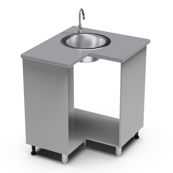 Купить угловая мойка 850х850 угол прямой танго умп - 5 059 руб.