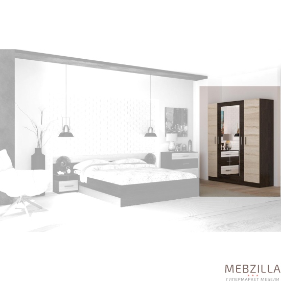 Купить шкаф четырехдверный леси - 11 760 ₽