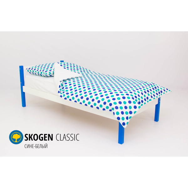 Купить кровать svogen classic сине-белый - 7 890 руб.