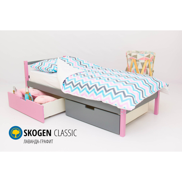 Купить кровать svogen classic лаванда-графит - 7 890 руб.