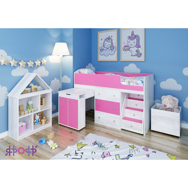 Купить стеллаж домик для кукол - 3 140 ₽